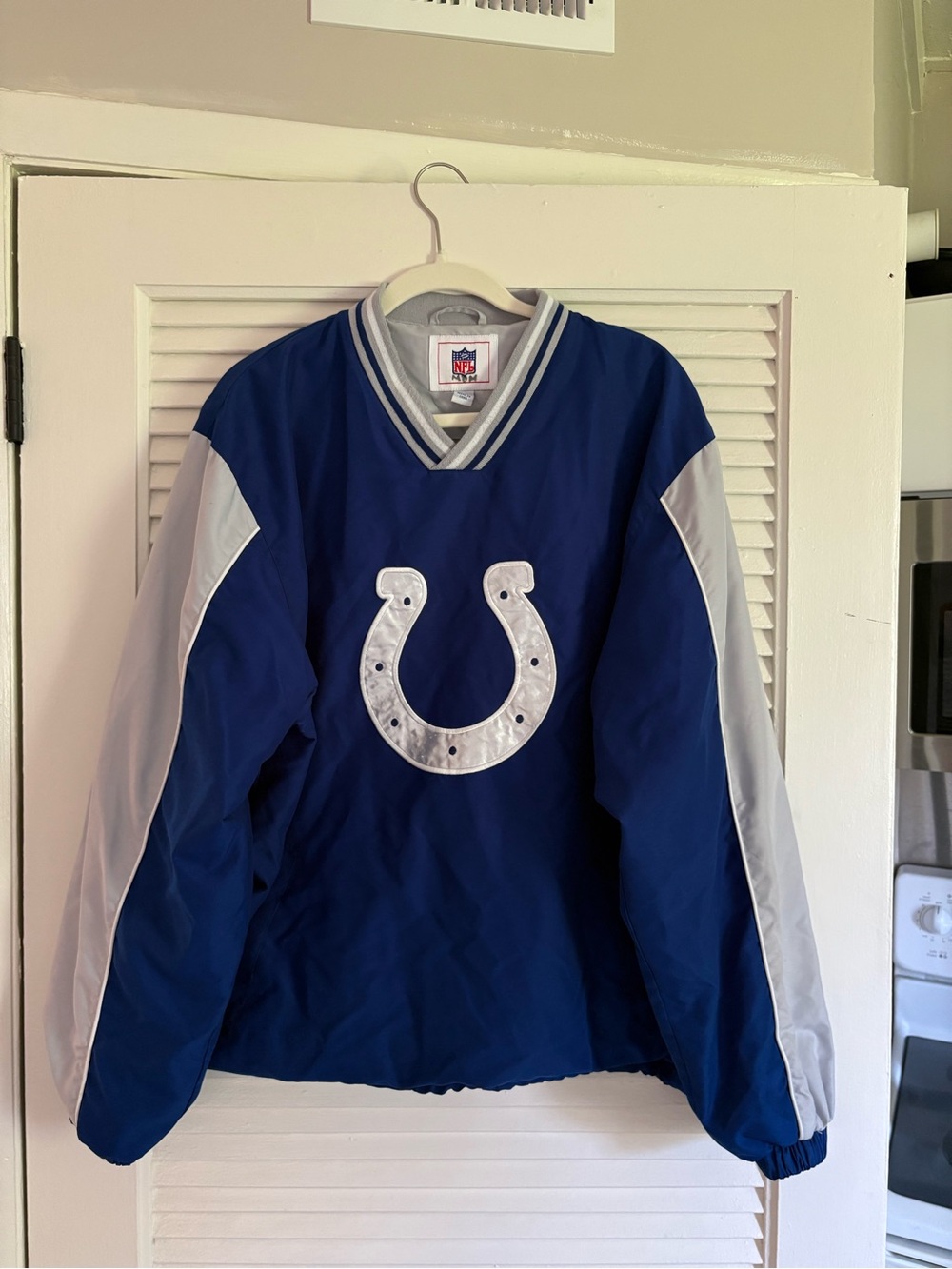 Indianapolis Colts NFL Pullover Jacket - Blue & White